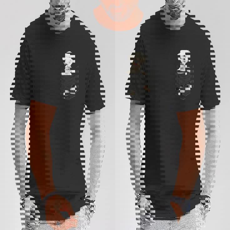 ビションフリーゼ愛好家のためのポケットに入った面白いビションフリーゼ Tシャツ 面白い贈り物