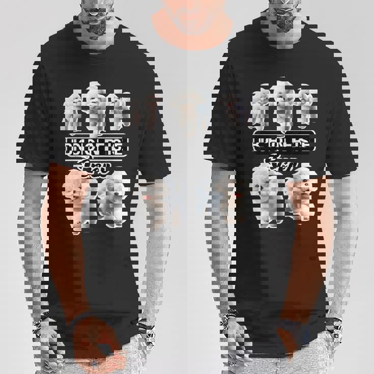 ビション・フリーゼ クルー Tシャツ 面白い贈り物