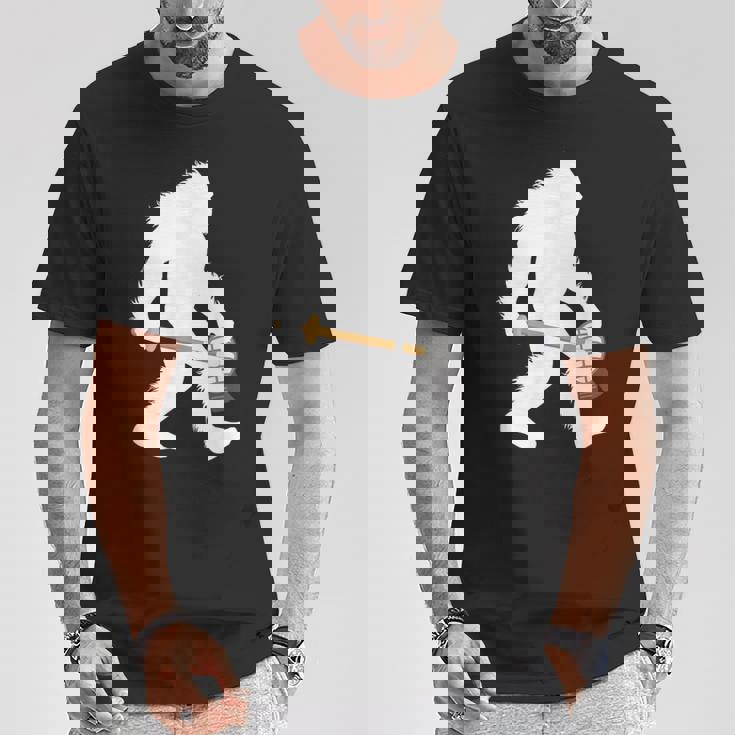 ビッグフット 剣道武道サスカッチ 日本忍井 Tシャツ 面白い贈り物