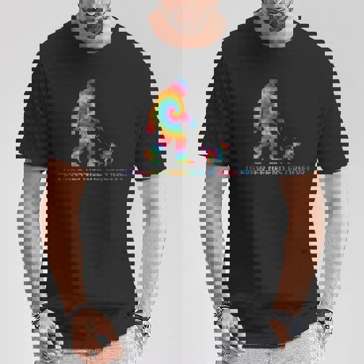 ビッグフットと犬の絆 – Furever Friends Forever Tシャツ 面白い贈り物