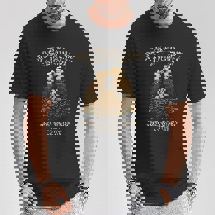 ビッグ・ベアー・レイク・カリフォルニア・イーグルスジャッキー・アンド・シャドウ Tシャツ 面白い贈り物