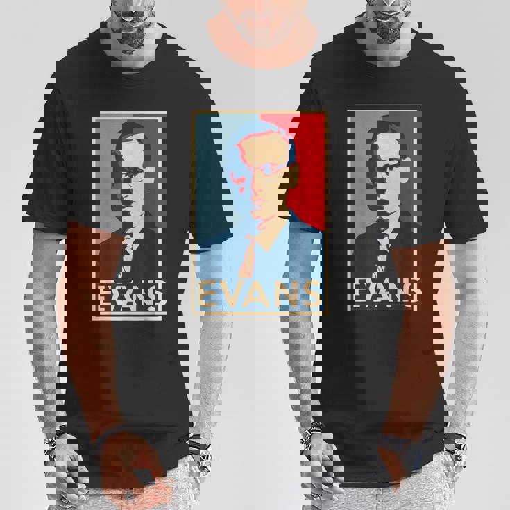 ビル・エヴァンス・ホープ ポスター グレート・オブ・ジャズ・ヒストリー Tシャツ 面白い贈り物