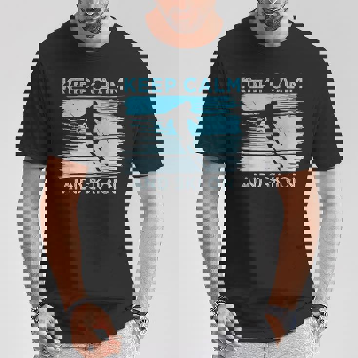 ビンテージ スキー シャツ Tシャツ 面白い贈り物