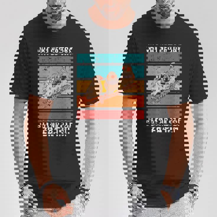 ビンテージ今日必要なのはキンカチョウがたくさん Tシャツ 面白い贈り物