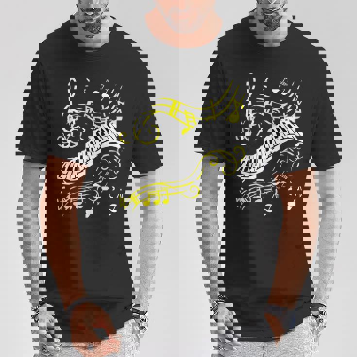 ピアノミュージカルシャツ 音符tシャツ Tシャツ 面白い贈り物