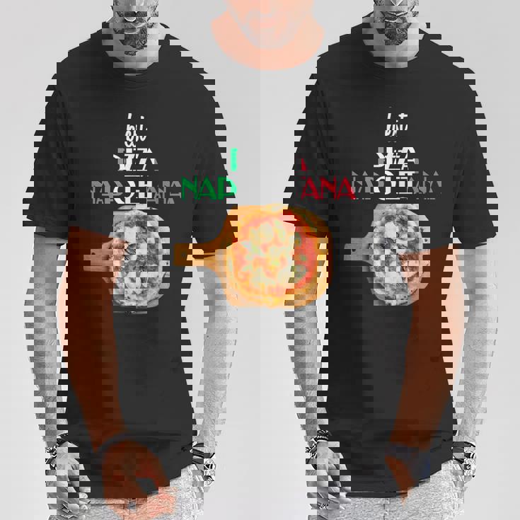 ピザ ナポレターナ イタリア ナポリ ピザ マルゲリータ Tシャツ 面白い贈り物