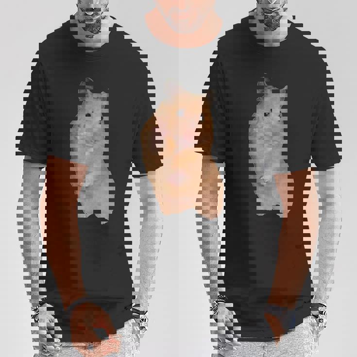 ピースサイン ハムスター ミーム Tシャツ 面白い贈り物