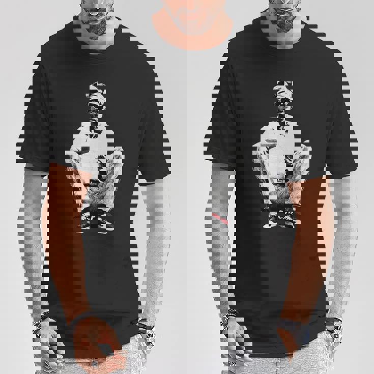 ピーター・トッシュ 座っている写真 リー・ジャフィー Tシャツ 面白い贈り物