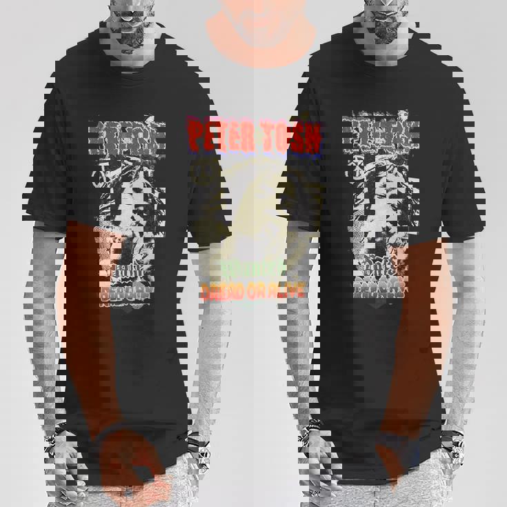 ピーター・トッシュが欲しかったドレッドまたはアライブ写真 リー・ジャッフェ作 Tシャツ 面白い贈り物