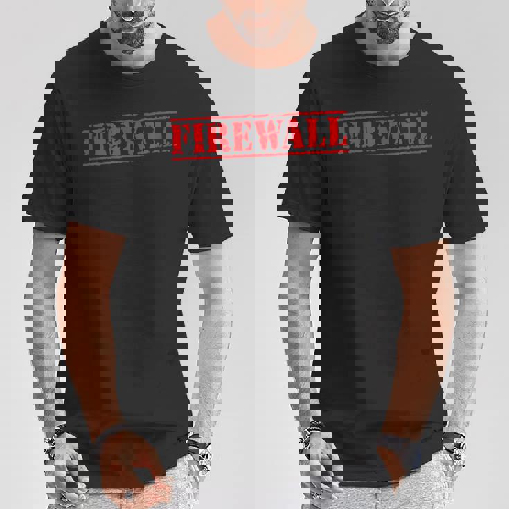 ファイアウォール Tシャツ 面白い贈り物