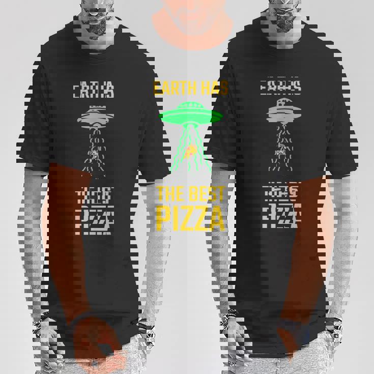 ファニー Ufoピザスペース 宇宙人 地球外生物 Tシャツ 面白い贈り物