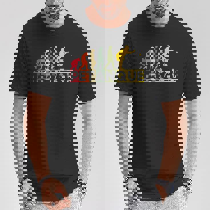 ファニー ペタンク シャツ ヒューマン エボリューション メンズ レディース ボーイズ ガールズ Tシャツ 面白い贈り物