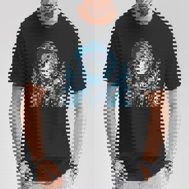 ファニースマイル サイバーパンク Nr 7 Tシャツ 面白い贈り物