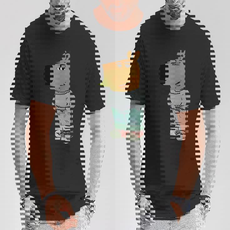 ファニー・ジェネ・アルファ・チル・ガイ・ミーム・ドッグ・クール・インターネット・ステートメント Tシャツ 面白い贈り物