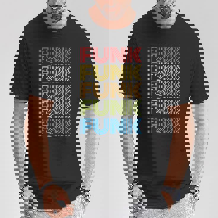 ファンキー70年代80年代レトロオールドスクールファンク Tシャツ 面白い贈り物