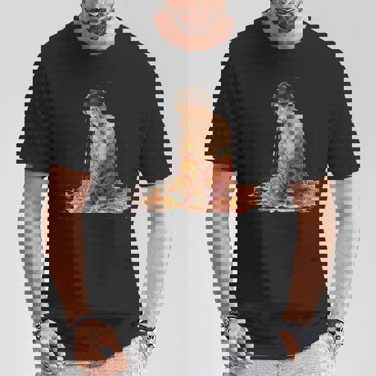 ファンタジー織りラップ糸 Tシャツ 面白い贈り物