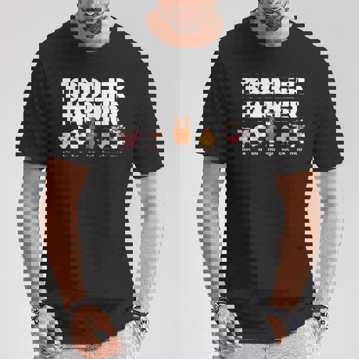 ファームアニマルサウンドoink Baa Neigh Cluck Moo 幼児農家 Tシャツ 面白い贈り物