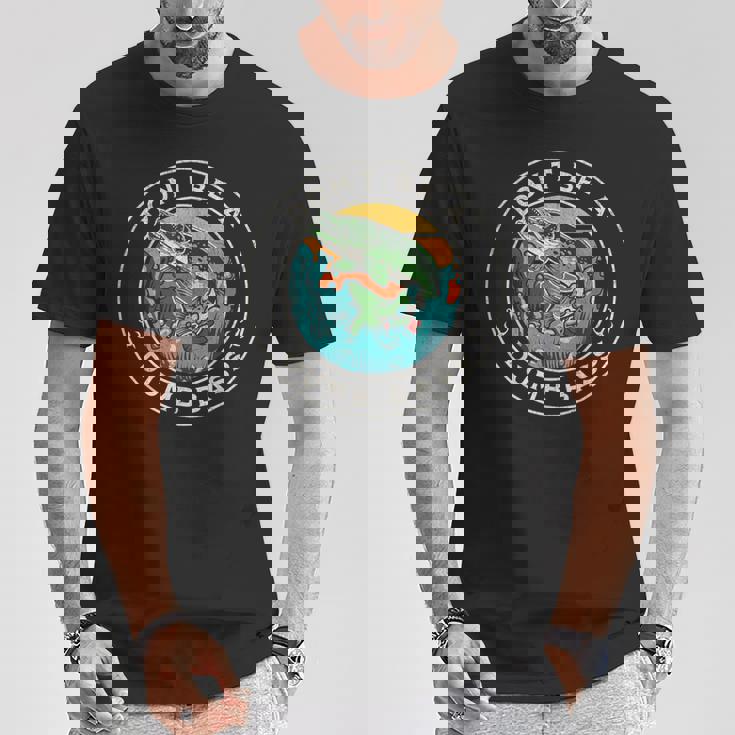 フィッシングティー、Dont Be Dumb Bass Dad Tシャツ 面白い贈り物