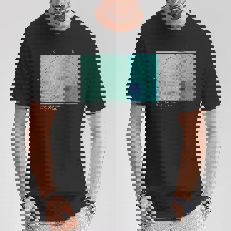 フィボナッチ黄金比 快適なハーフトーン効果。 Tシャツ 面白い贈り物