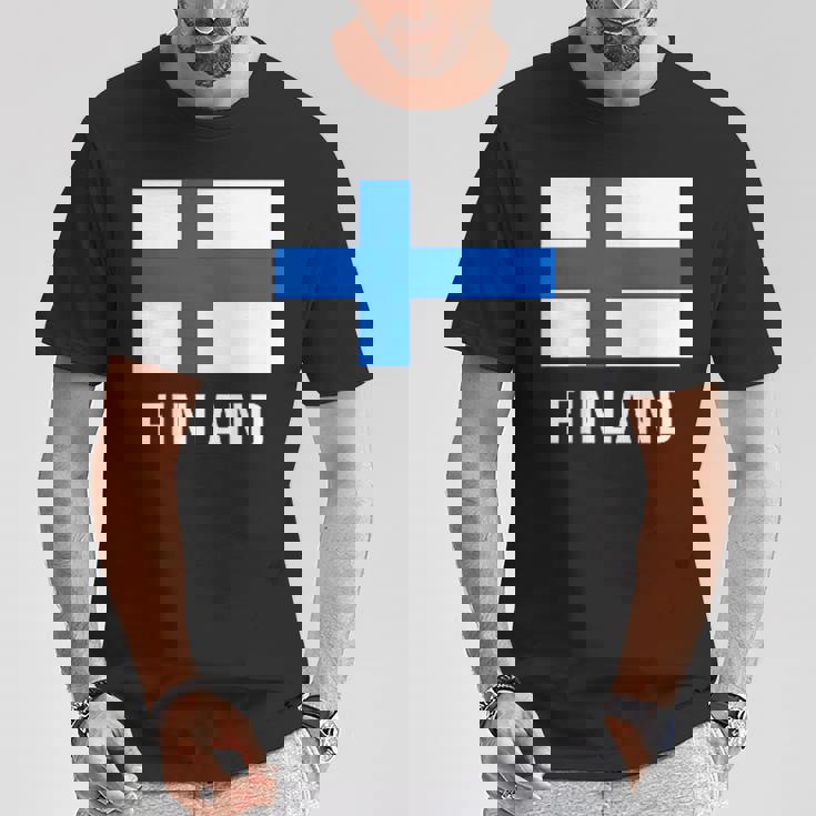 フィンランドの国旗 Tシャツ 面白い贈り物