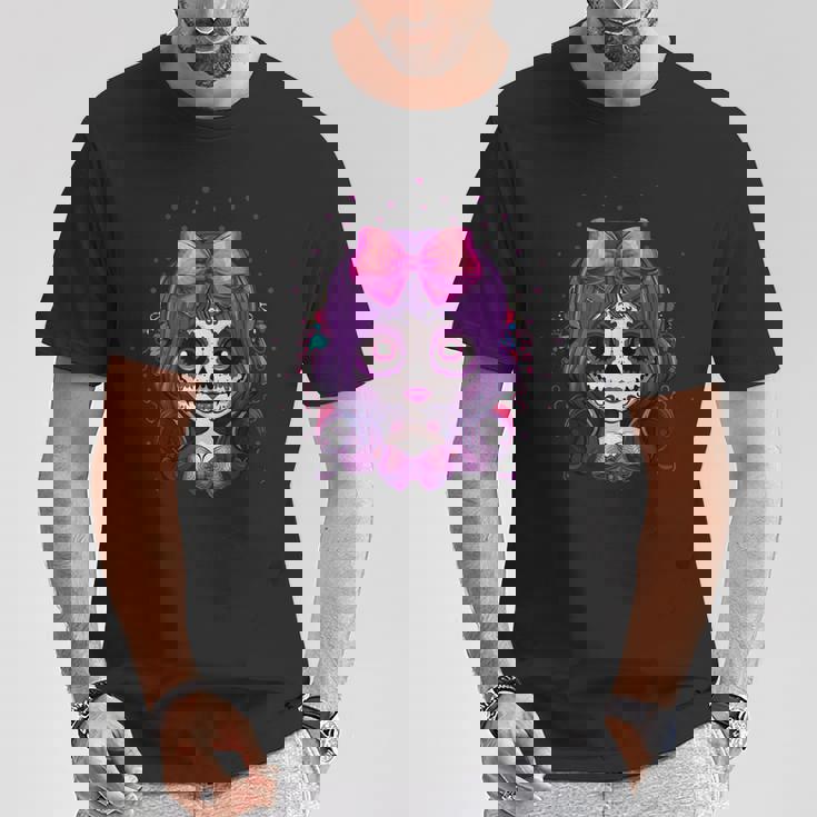 フェアリースケルトン 死者の日 Dia De Los Muertos ハロウィン Tシャツ 面白い贈り物