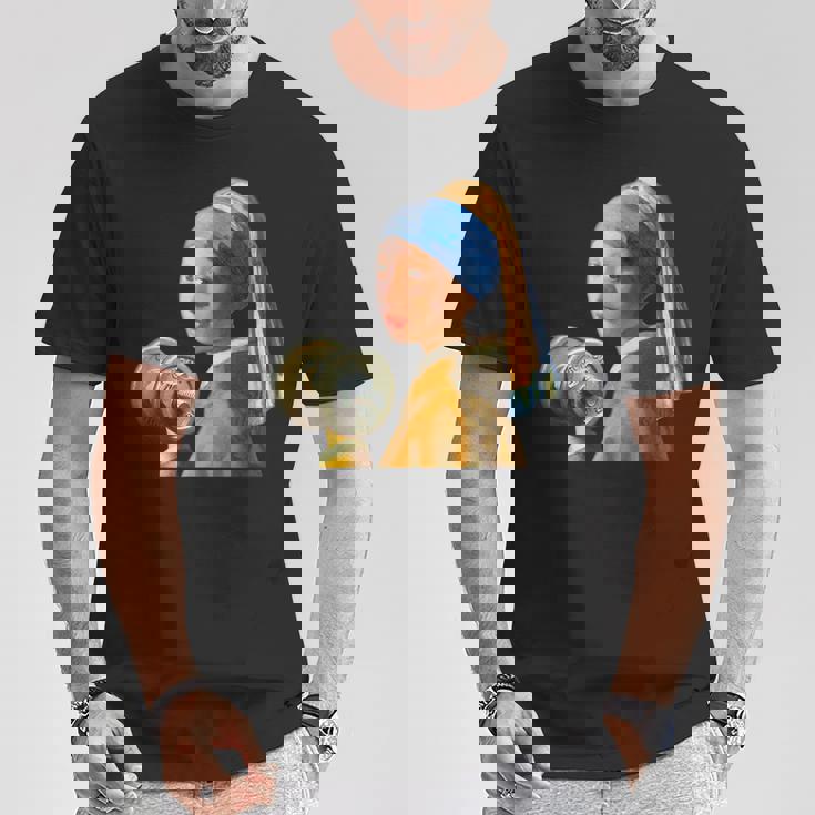 フェルメール 面白いtシャツ ジム 筋トレ ダイエット メンズ おもしろ 面白い 服 おもしろグッズ ネタ Tシャツ 面白い贈り物