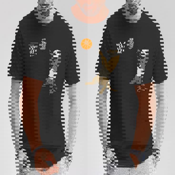 フェレット バスケットボール ボール スポーツ Tシャツ 面白い贈り物