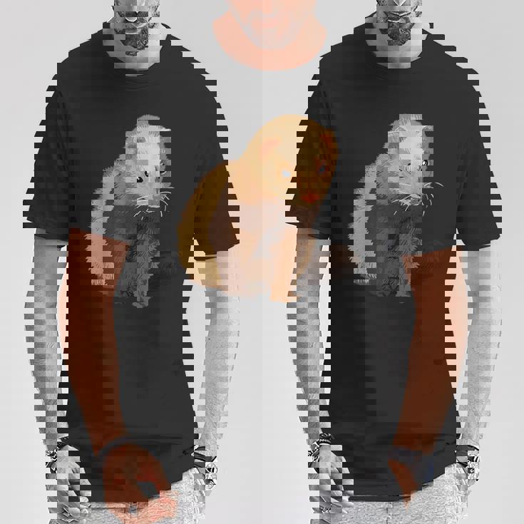 フェレットオーナーペットフェレット Tシャツ 面白い贈り物