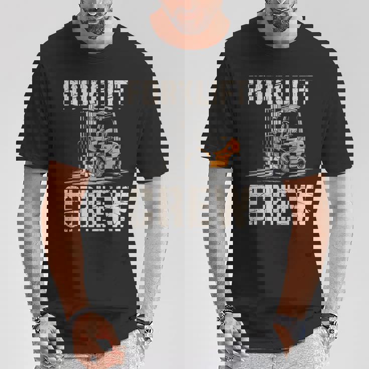 フォークリフト クルー ヴィンテージ 倉庫 作業員 倉庫 Tシャツ 面白い贈り物