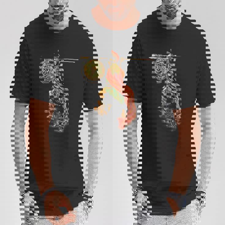 フクロウと槍のアテナ Tシャツ 面白い贈り物