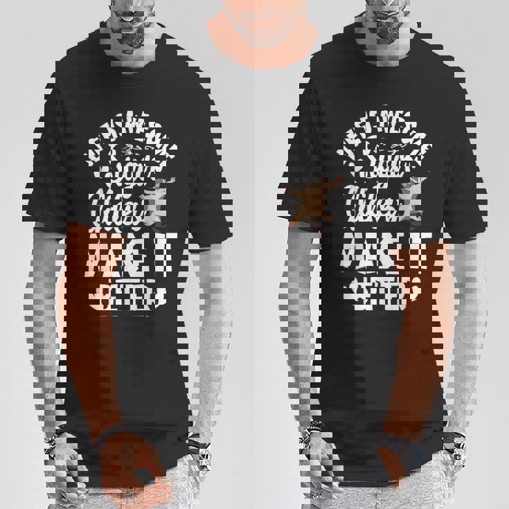 フクロモモンガのママ フクロモモンガのネックレス フクロモモンガの恋人 Tシャツ 面白い贈り物