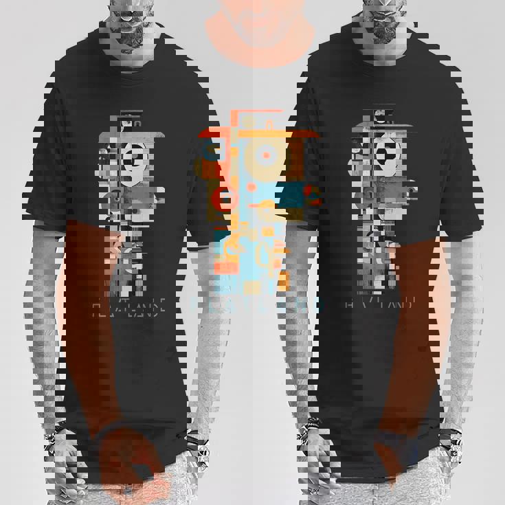 フラットランド エドウィン・A・アボット作 多次元のロマンス Tシャツ 面白い贈り物