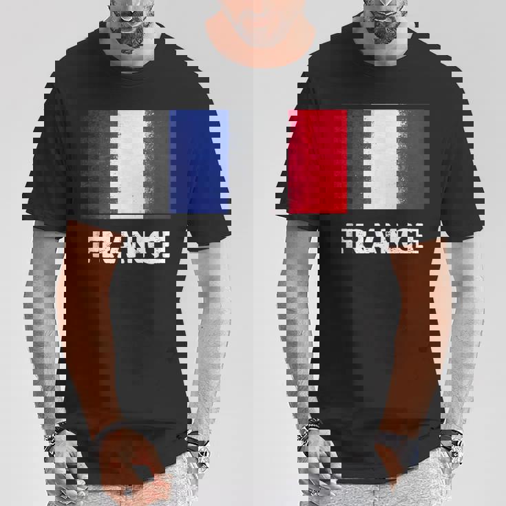 フランス国旗tシャツ Tシャツ 面白い贈り物