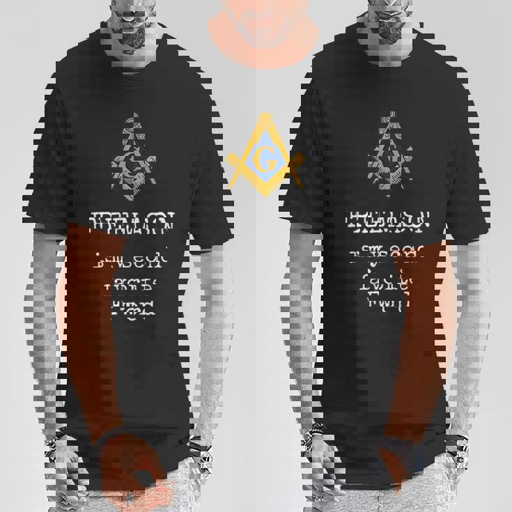 フリーメイソン マイセカンドフェイク F Word Naughty ファニーフリーメーソン Tシャツ 面白い贈り物