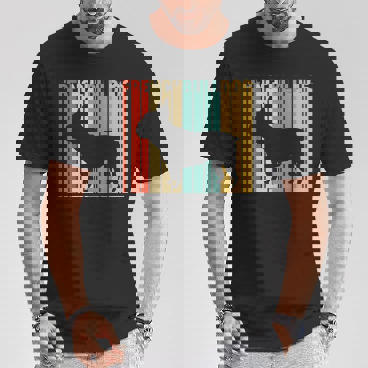 フレンチブルドッグ レトロ フレンチリー 犬 犬の飼い主 フレンチドッグ Tシャツ 面白い贈り物