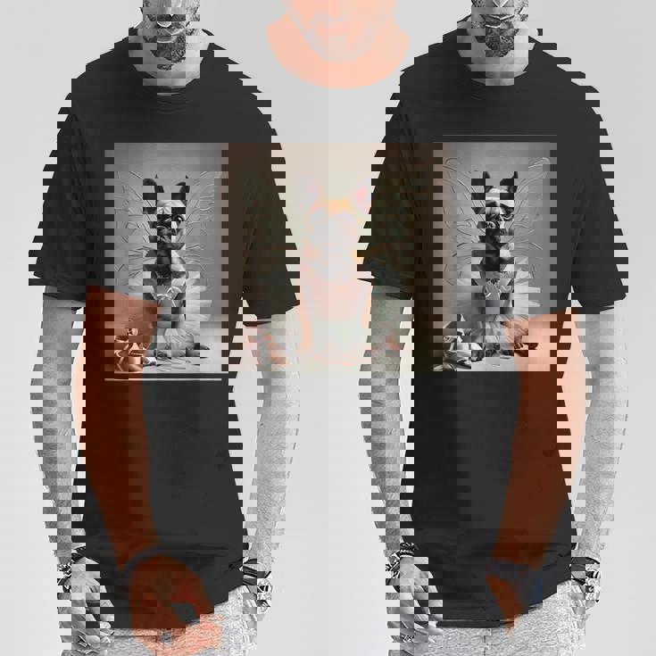 フレンチブルドッグシャツ バレリーナ バレエ愛好家 ダンサー フレンチー Tシャツ 面白い贈り物