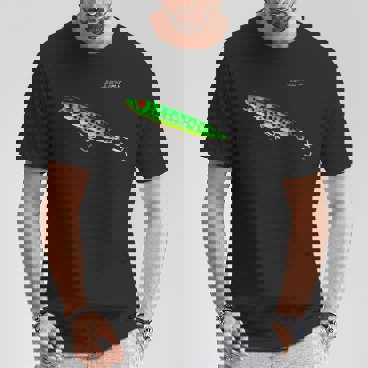 ブユバス釣りギフトトップウォータールアースプーク Tシャツ 面白い贈り物