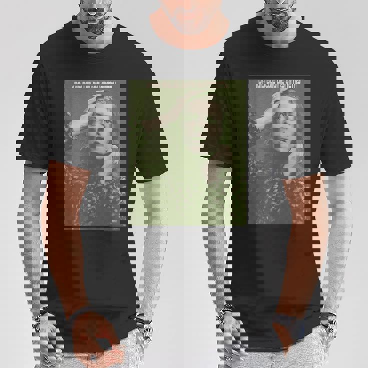 ブライアン・ウォードによるデヴィッド・ボウイの神の対称写真。 Tシャツ 面白い贈り物