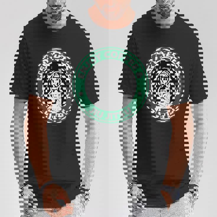 ブラジリアン柔術 – アメリカンコーヒーを楽しむ 柔術 – Bjj Tシャツ 面白い贈り物