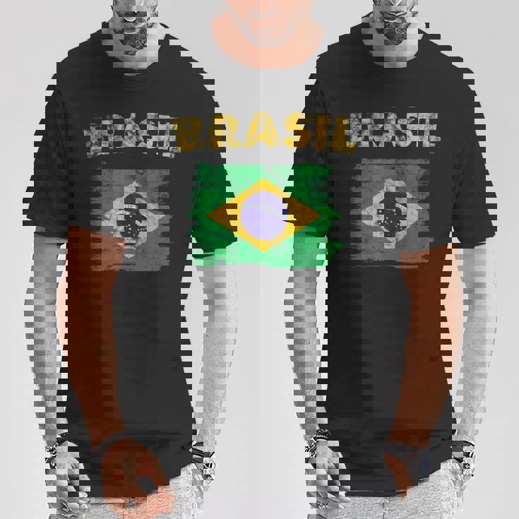 ブラジルの国旗 Brasil Tシャツ 面白い贈り物