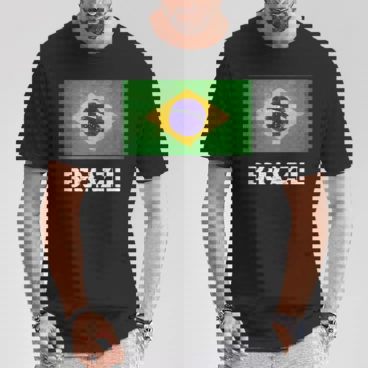 ブラジル国旗tシャツ Tシャツ 面白い贈り物