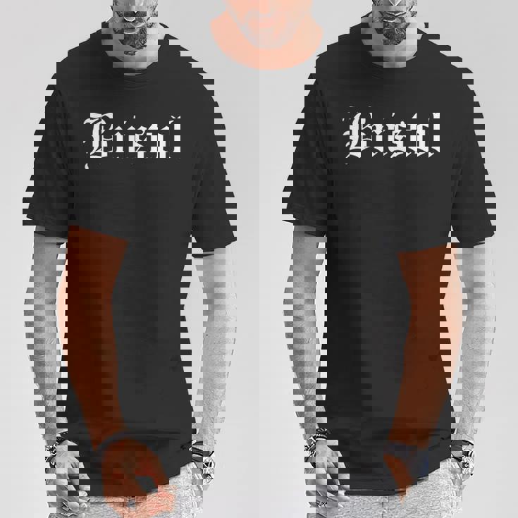 ブリストル イングランド 古英語 Tシャツ 面白い贈り物