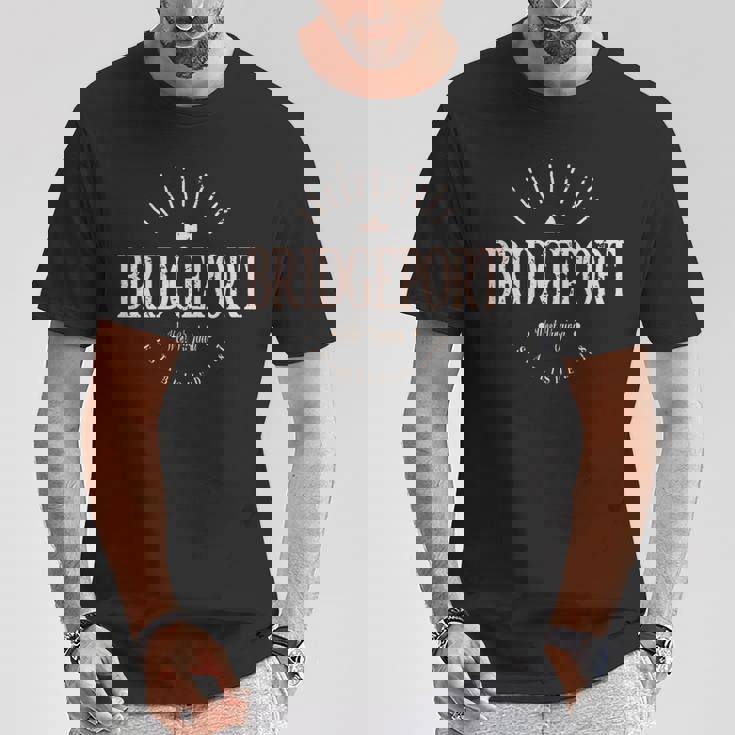 ブリッジポート ウェストバージニア モダン ブリッジポート Wv 長袖tシャツ Tシャツ 面白い贈り物