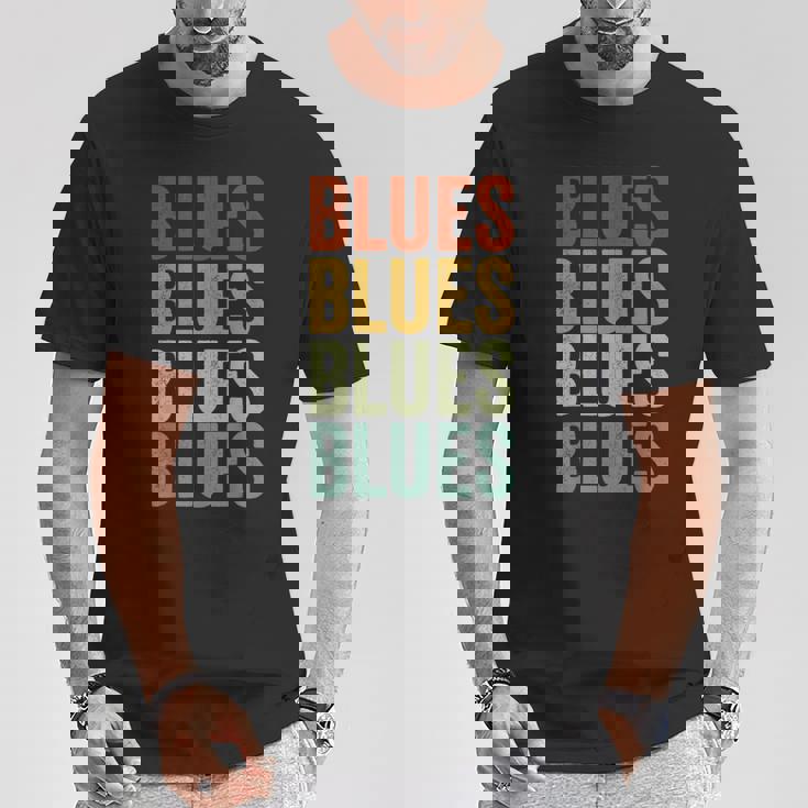 ブルースミュージックブルースマン Tシャツ 面白い贈り物