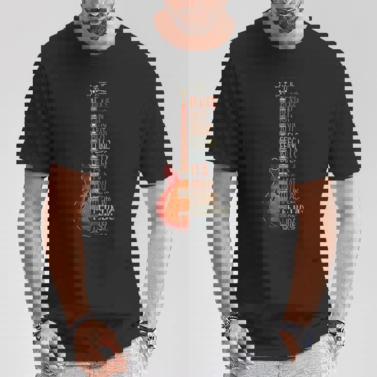 ブルース音楽ギターギタリストのギタリストのためのおかしいギフト Tシャツ 面白い贈り物