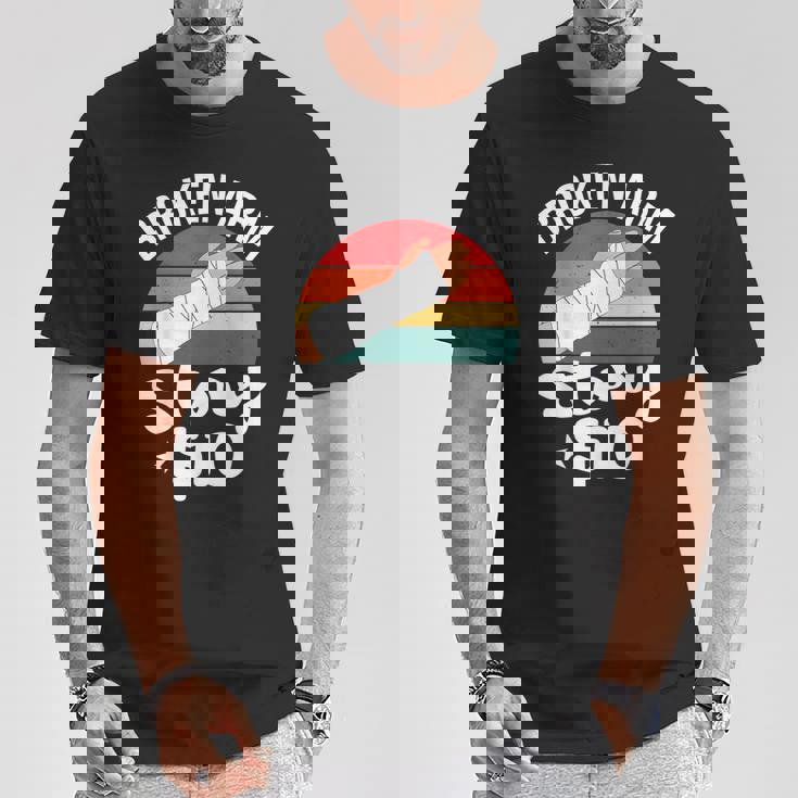 ブロークン・アーム・ストーリー $10 手の怪我 手首 面白い ヴィンテージ Tシャツ 面白い贈り物