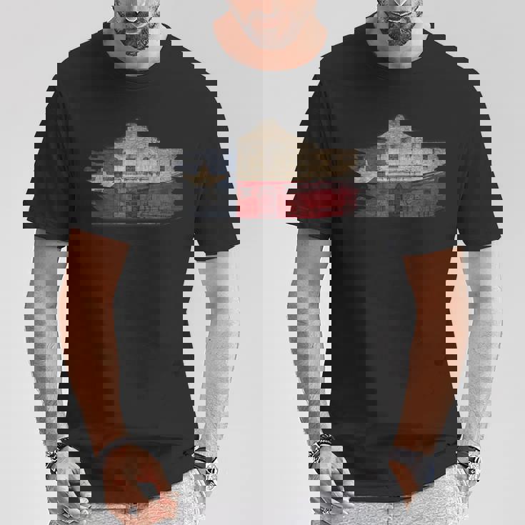 プラウドテキサスフラッグヴィンテージアラモ Tシャツ 面白い贈り物