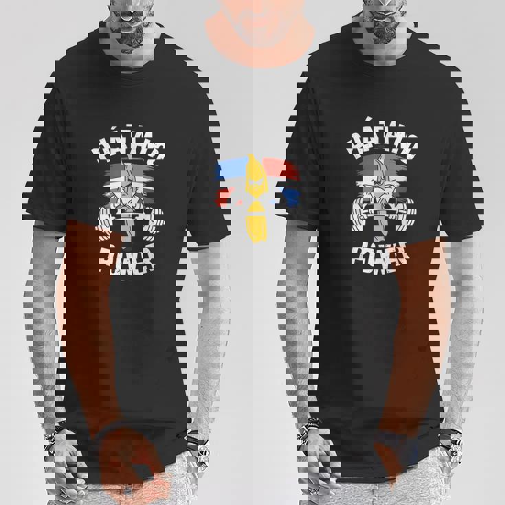 プラタノパワー ドミニカ共和国独立記念日 Tシャツ 面白い贈り物