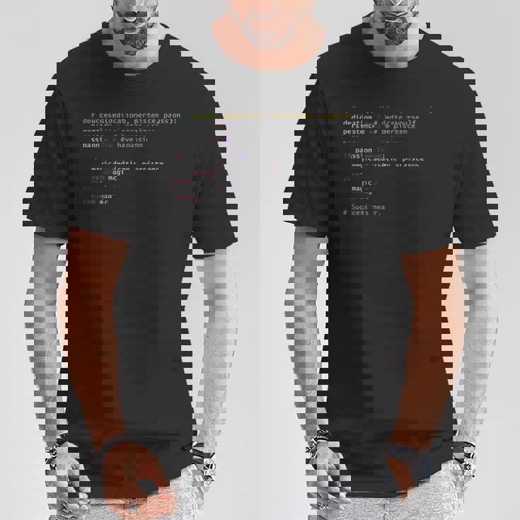プログラミングシンタックス パイソンコード コンピューター ギーク コーディングギフト Tシャツ 面白い贈り物