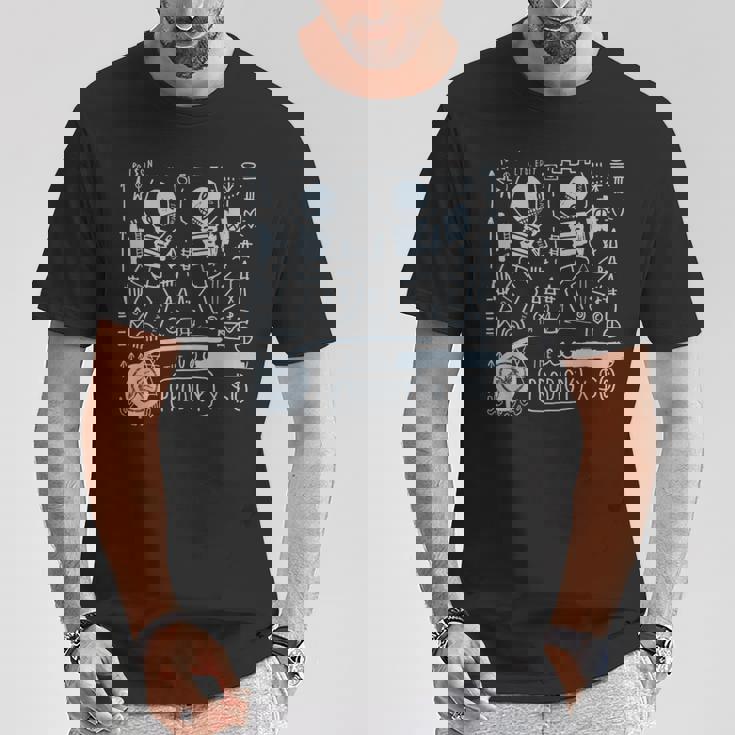 プロディジーxスケルトンダンボール Tシャツ 面白い贈り物